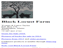 Tablet Screenshot of blacklocust.com